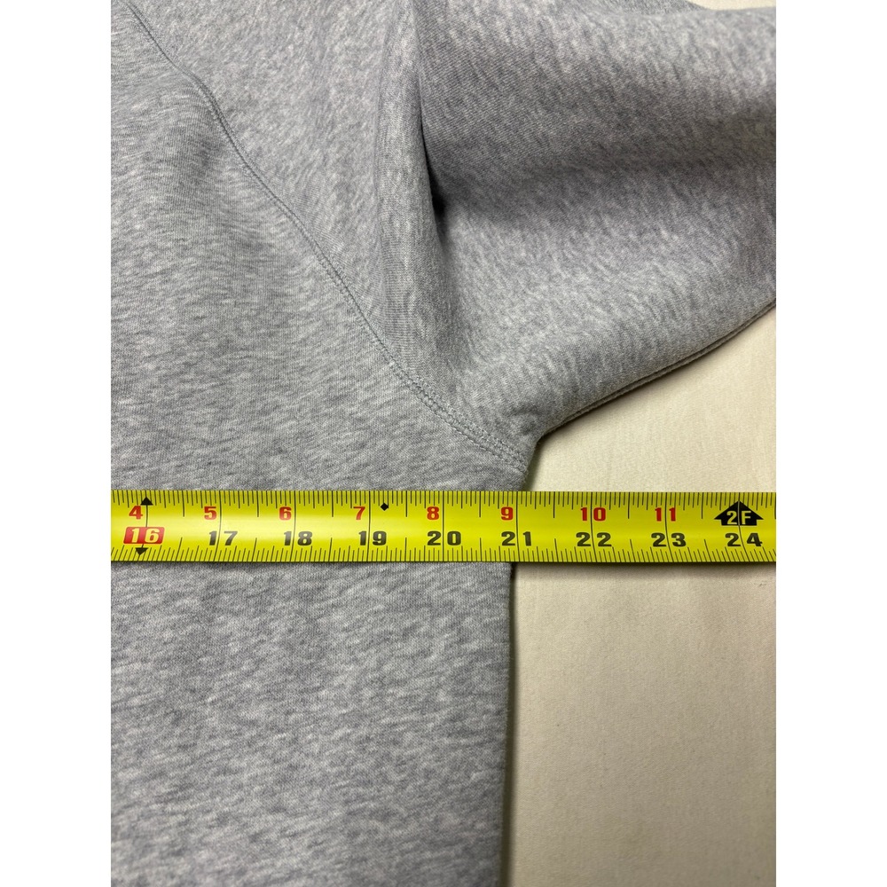 UGG Womens Grey Faux Fur Logo Raglan Sweatshirt Medium‎ 1123718 Heather Grey - Picture 6 of 7